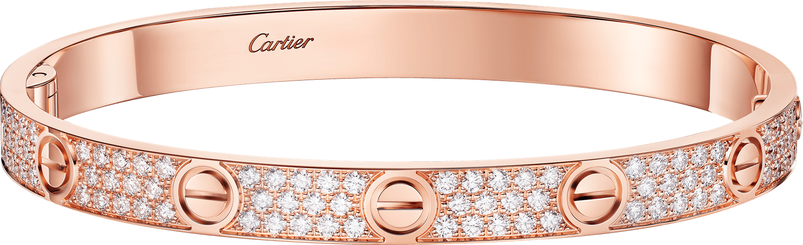 PULSERA LOVE, TAMAÑO CLÁSICO, PAVÉ