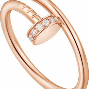 ANILLO JUSTE UN CLOU, TAMAÑO PEQUEÑO, DIAMANTES